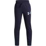 Under Armour UA Rival Flc Cblck Grphc Jgr Erkek Çocuk Sweatpant Washed Navy/Blue Atlantis/White YMD