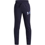 Under Armour UA Rival Flc Cblck Grphc Jgr Erkek Çocuk Sweatpant Washed Navy/Blue Atlantis/White YXL
