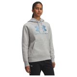 Under Armour UA Rival Flc Shimmer Hdy Kadın Sweatshirt Mod Gray Light Heather / / Iridescent SM