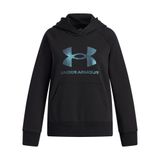 Under Armour UA Rival Flc Shimmer Hdy Kız Çocuk Sweatshirt Black / / Iridescent YMD