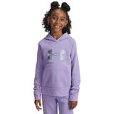 Under Armour UA Rival Flc Shimmer Hdy Kız Çocuk Sweatshirt Transparent / / Iridescent YMD