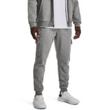 Under Armour UA Rival Fleece Cargo Jogger Erkek Sweatpant Castlerock Light Heather / / White M