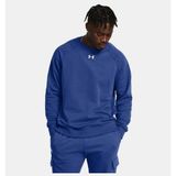 Under Armour Ua Rival Fleece Crew Erkek Sweatshirt - Mavi - XS