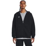 Under Armour UA Rival Fleece FZ Hoodie Erkek Ceket Black / / White SM