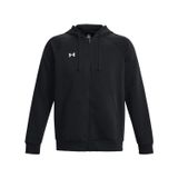 Under Armour UA Rival Fleece FZ Hoodie Erkek Ceket Black / / White XL