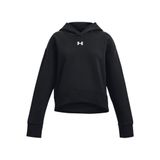 Under Armour UA Rival Fleece Hoodie Kız Çocuk Sweatshirt Black / / White YLG