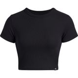 Under Armour UA Rival Rib Baby Tee Kadın T-Shirt Black / / White LG