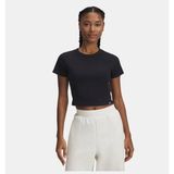 Under Armour Ua Rival Rib Baby Tee Kadın Tişört 6000264 - XL - Siyah