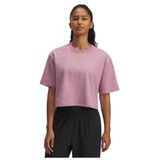 Under Armour UA Rival SS Kadın T-Shirt Fuchsia Dusk Light Heather/Black/White SM