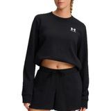 Under Armour UA Rival Terry Crew Kadın Sweatshirt Black / / White XS