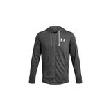 Under Armour UA Rival Terry LC FZ Erkek Ceket Castlerock Light Heather / / Onyx White SM