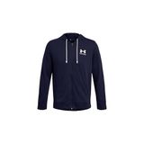 Under Armour UA Rival Terry LC FZ Erkek Ceket Midnight Navy / / Onyx White SM