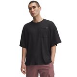 Under Armour Ua Rival Waffle Crew Erkek Günlük Tişört, Siyah, L Beden L