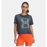 Under Armour Ua Run 96 Graphic Ss Kadın Tişört 1389568 - Karışık
