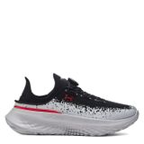 Under Armour UA SlipSpeed Mega Ripstop Unisex Yetişkin Sportstyle Ayakkabı, Black/Mod Grey/Red, 35.5