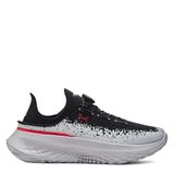 Under Armour UA SlipSpeed Mega Ripstop Unisex Yetişkin Sportstyle Ayakkabı, Black/Mod Grey/Red, 38
