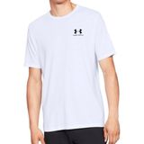 Under Armour Ua Sportstyle Left Chest Erkek T-Shırt 1326799-100 - Beyaz