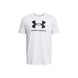 Under Armour UA SPORTSTYLE LOGO UPDATE SS Erkek T-Shirt White / / Black SM