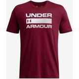Under Armour Ua Team Issue Wordmark Ss Erkek Günlük Tişört 1329582-625 - Bordo