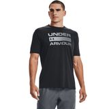 Under Armour UA TEAM ISSUE WORDMARK SS Erkek T-Shirt Black / / Rhino Gray LG