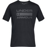 Under Armour UA TEAM ISSUE WORDMARK SS Erkek T-Shirt Black / / Rhino Gray XXL