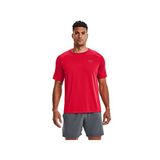 Under Armour UA Tech 2.0 SS Tee Erkek Tişört, Kırmızı / Grafit, S
