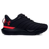 Under Armour UA U Infinite Pro Warm Unisex Yetişkin Koşu Ayakkabısı, Black/Racer Red, 35.5