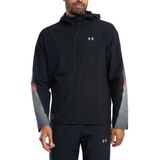 Under Armour UA Velociti Storm Hooded Jkt Erkek Ceket Black/Castlerock/Reflective XL