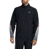 Under Armour UA Velociti Storm Jacket Erkek Ceket Black/Castlerock/Reflective MD