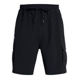 Under Armour UA Vibe Woven Cargo Short Erkek Şort Black / / White SM