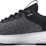 Under Armour UA W Charged Revitalize Kadın Koşu Ayakkabısı, Black / Black / White, 38