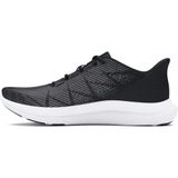 Under Armour UA W Charged Speed Swift Koşu Ayakkabısı, Kadın, Black/Black/White, 36
