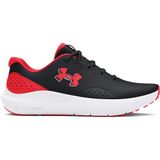 Under Armour UA W Charged Surge 4 Black Racer Red Kadın Spor Ayakkabı