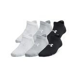 Under Armour UA Yth Essential No Show 6pk Erkek Çocuk Çorap Black/Black/Halo Gray XS