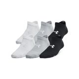 Under Armour UA Yth Essential No Show 6pk Erkek Çocuk Çorap Black/Black/Halo Gray XS