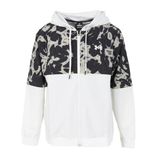 Under Armour UA Zone Woven Prntd Jacket Erkek Mont, Beyaz, SM