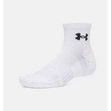 Under Armour Unisex 3'lü Paket Performans Pamuk Çorap Beyaz Renk XL Beden Outdoor Kullanım İçin - Beyaz-100