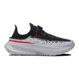 Under Armour Unisex Yetişkin UA SlipSpeed Mega Ripstop Ayakkabı Black/Mod Gray/Red 40.5 EU