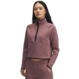 Under Armour Unstoppable Flc HZ Kadın Sweatshirt Maroon Mist / / Black MD