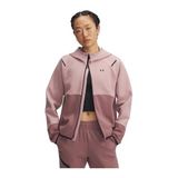 Under Armour Unstoppable Fleece FZ Kadın Ceket Tourmaline Pink/Maroon Mist/Black MD