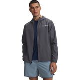 Under Armour Velociti Storm Erkek Gri Kapüşonlu Ceket - 2XL