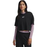 Under Armour W Center Lt Ss Kadın T-Shirt 6015217-001 - Siyah