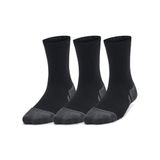 Under Armour Y UA Perform Tech 3p Crew Erkek Çocuk Çorap Black/Black/Jet Gray MD