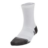 Under Armour Y UA Perform Tech 3p Crew Erkek Çocuk Çorap White/White/Jet Gray MD