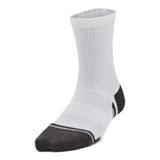 Under Armour Y UA Perform Tech 3p Crew Erkek Çocuk Çorap White/White/Jet Gray MD