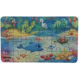 Underwater Animals - Deniz Hayvanları / Small Puzzle 3-7 Yaş 24 Parça