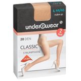 Underwear 20 den Ten Rengi 44-46 Likralı Külotlu İnce Çorap