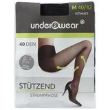 Underwear 40 den Siyah 40-42 Destekli Külotlu İnce Çorap