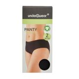 Underwear Kadın Panty Slip Külot 2'li Siyah M Beden