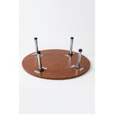 UNDHOME Metal Yer Sofrası Ayağı 25 Cm (4 Adet) Yemek Yufka Açma Sofrası İçin Katlanır Metal Sofra Ayağı